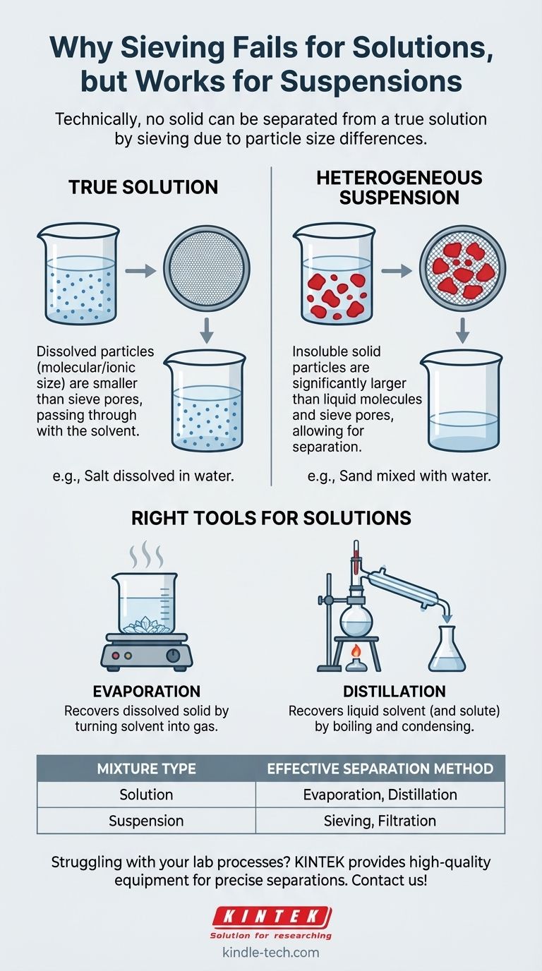 哪些固体可以通过筛分从溶液中分离出来？了解筛分的局限性 图解指南