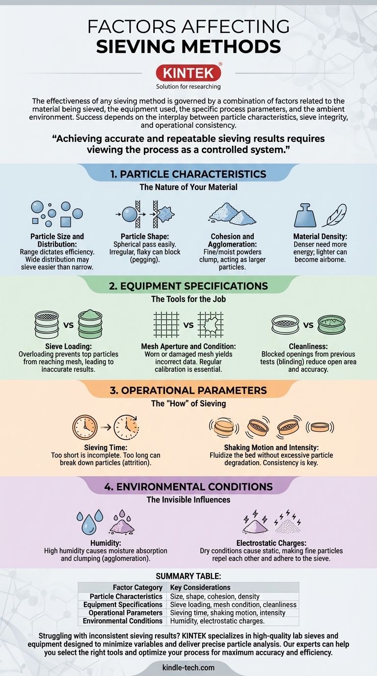 Какие факторы влияют на метод просеивания? Достижение точного анализа частиц Визуальное руководство