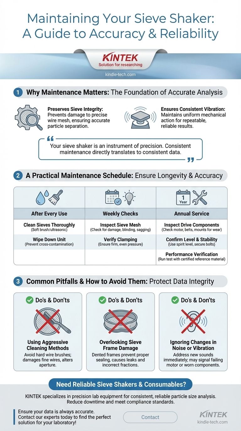 如何维护振筛机？确保每次粒度分析都准确无误 图解指南
