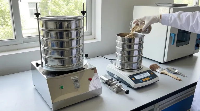 ふるい分け分析を行う際に取るべき予防措置は何ですか？正確な粒度データを確保する