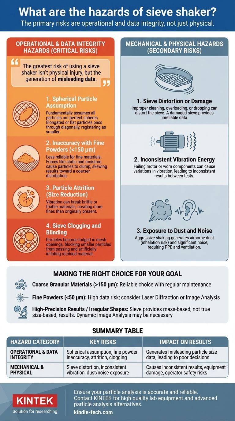 ما هي مخاطر هزاز الغرابيل؟ تجنب أخطاء البيانات المكلفة في مختبرك دليل مرئي