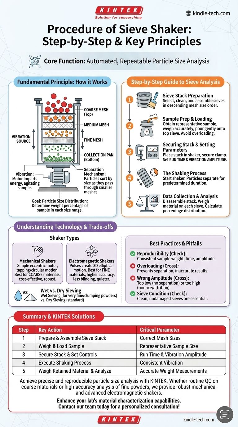 Quelle est la procédure d'un tamiseur ? Un guide étape par étape pour une analyse précise de la taille des particules Guide Visuel