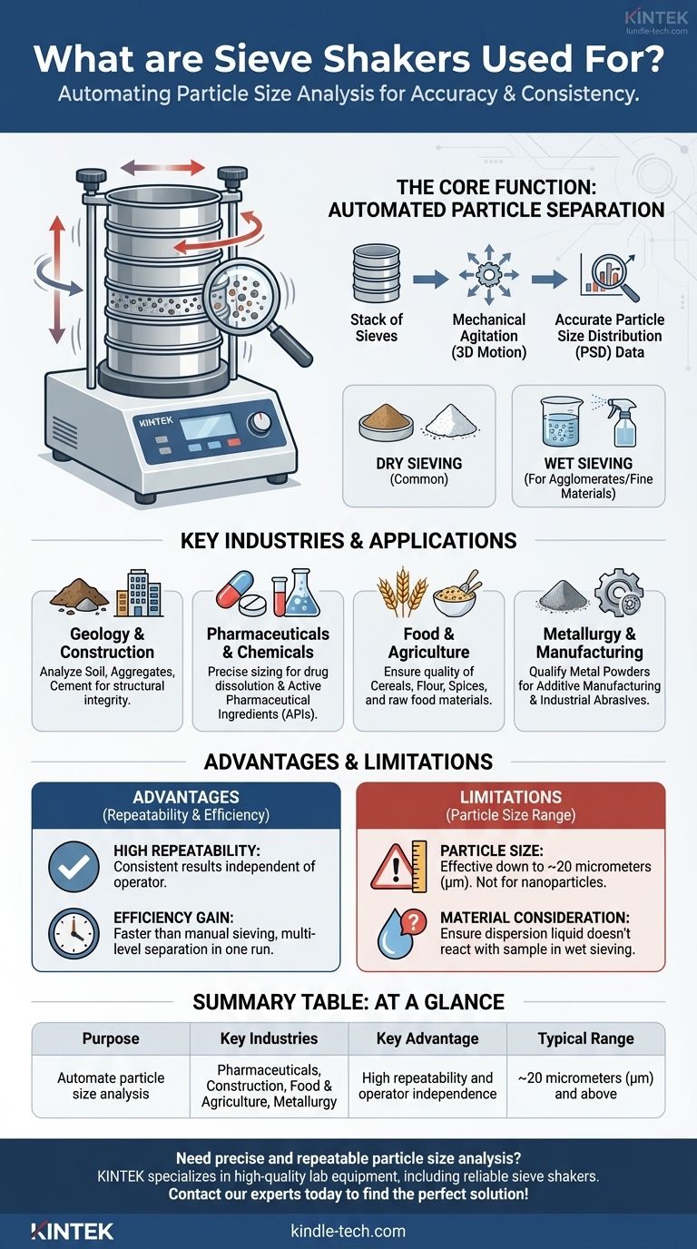 ما هي استخدامات هزازات المناخل؟ تحقيق تحليل موثوق لحجم الجسيمات دليل مرئي