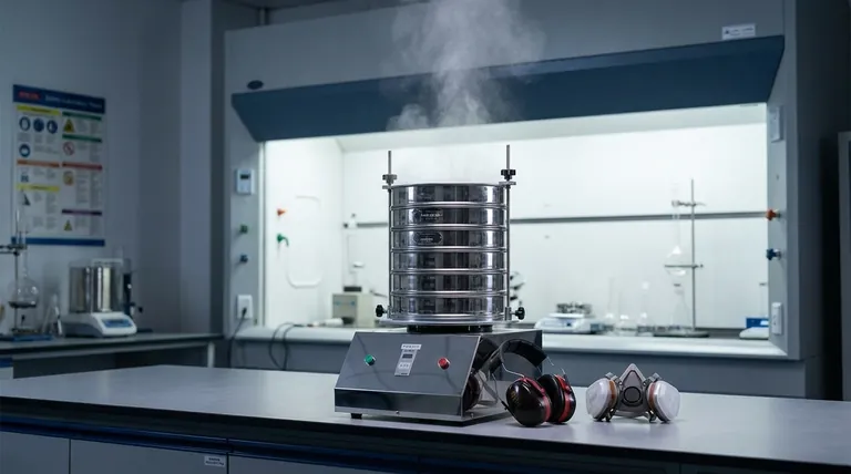 Quais são os perigos dos agitadores de peneira? Mitigar Riscos de Poeira, Ruído e Erros de Dados