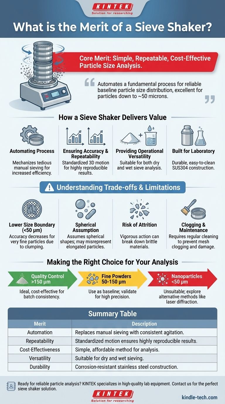 Was ist der Vorteil eines Siebschüttlers? Erzielen Sie eine zuverlässige, kostengünstige Partikelgrößenanalyse Visuelle Anleitung