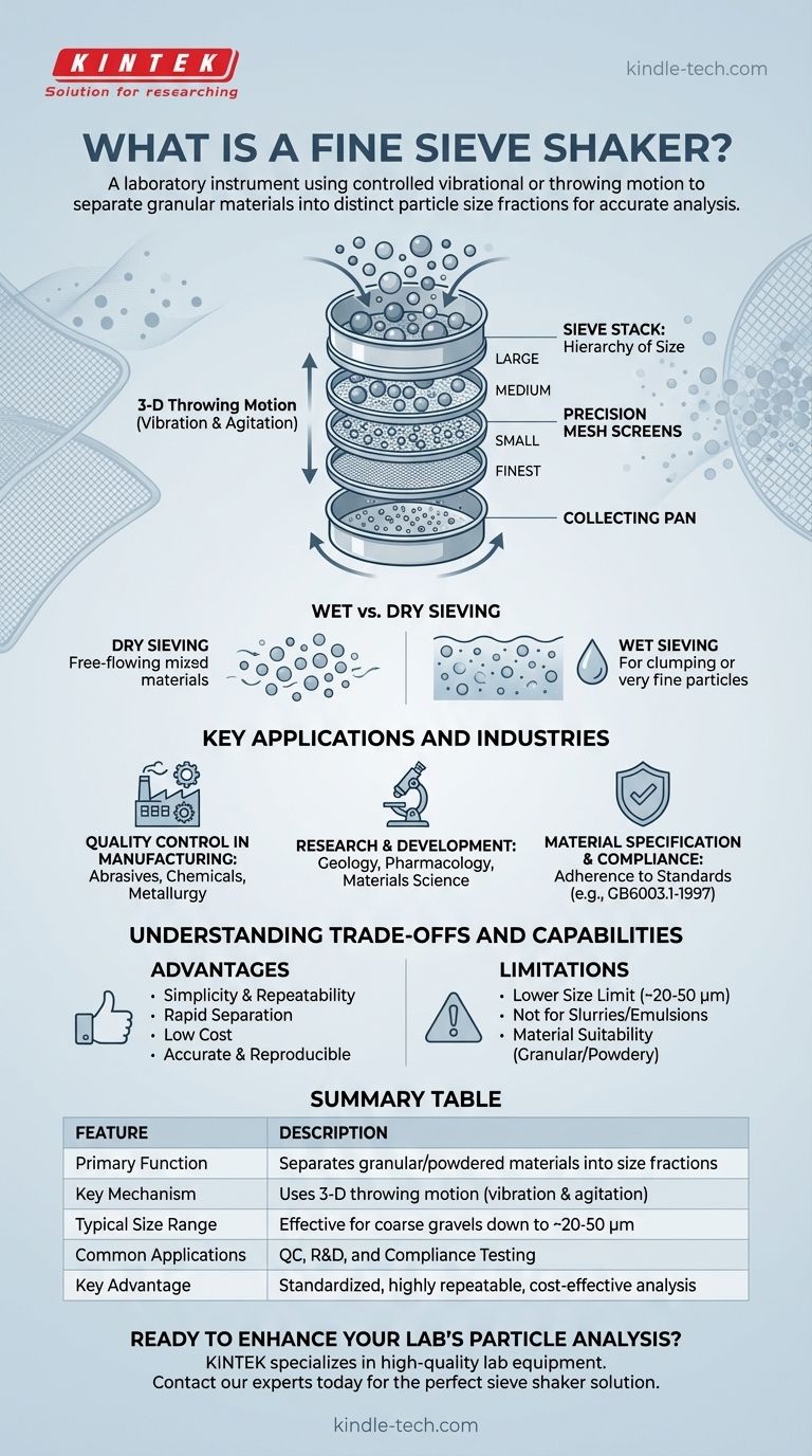 미세 체 진동기는 무엇인가요? 정확하고 반복 가능한 입자 크기 분석 달성 시각적 가이드