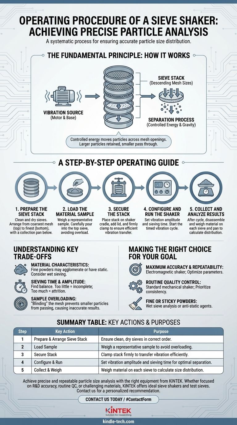 Quelle est la procédure de fonctionnement d'un tamis vibrant ? Maîtrisez l'analyse précise de la granulométrie Guide Visuel