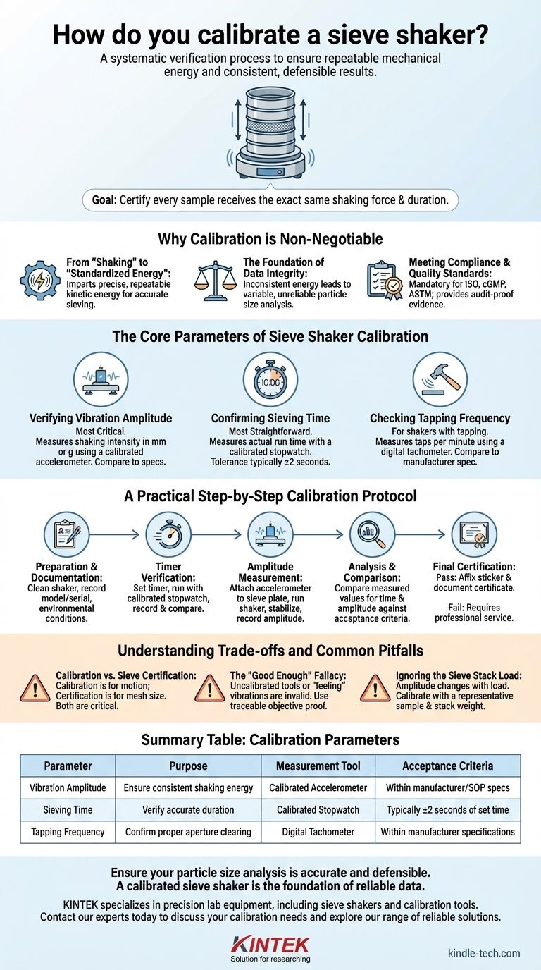 如何校准筛分机？确保一致的粒度分析 图解指南