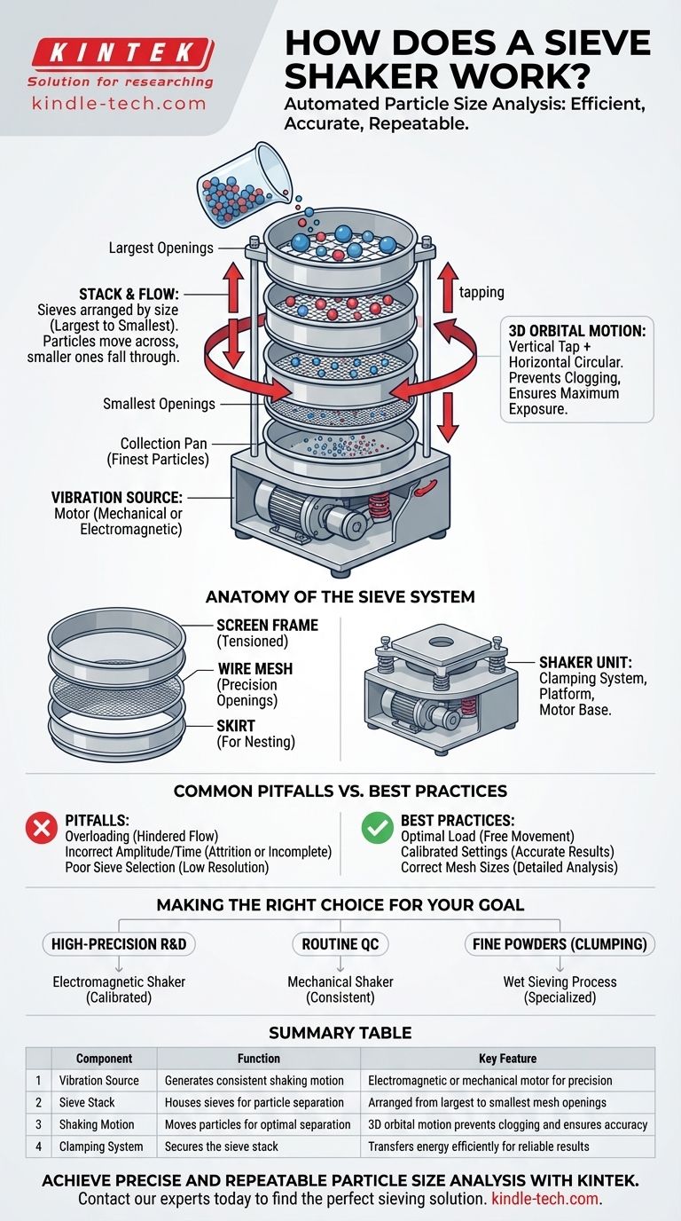 Как работает ситовый шейкер? Руководство по автоматизированному анализу размера частиц Визуальное руководство