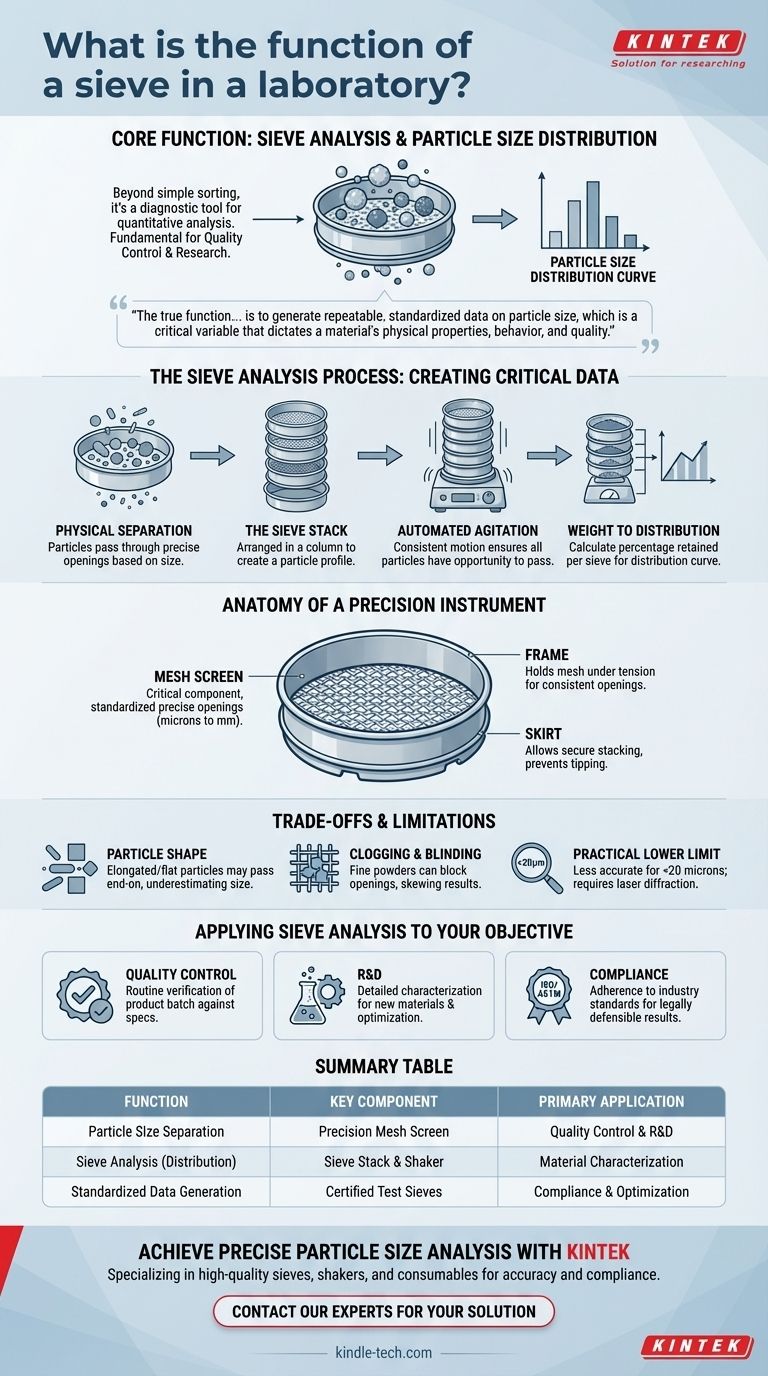 实验室筛子的功能是什么？掌握粒度分析以实现质量控制 图解指南