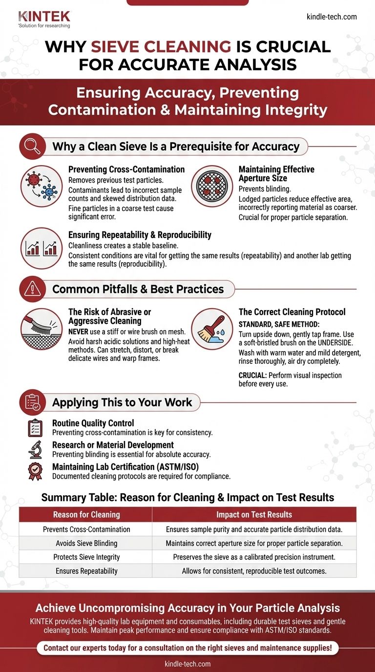 Pourquoi est-il important de nettoyer les tamis avant et après les tests ? Assurer une analyse précise des particules Guide Visuel