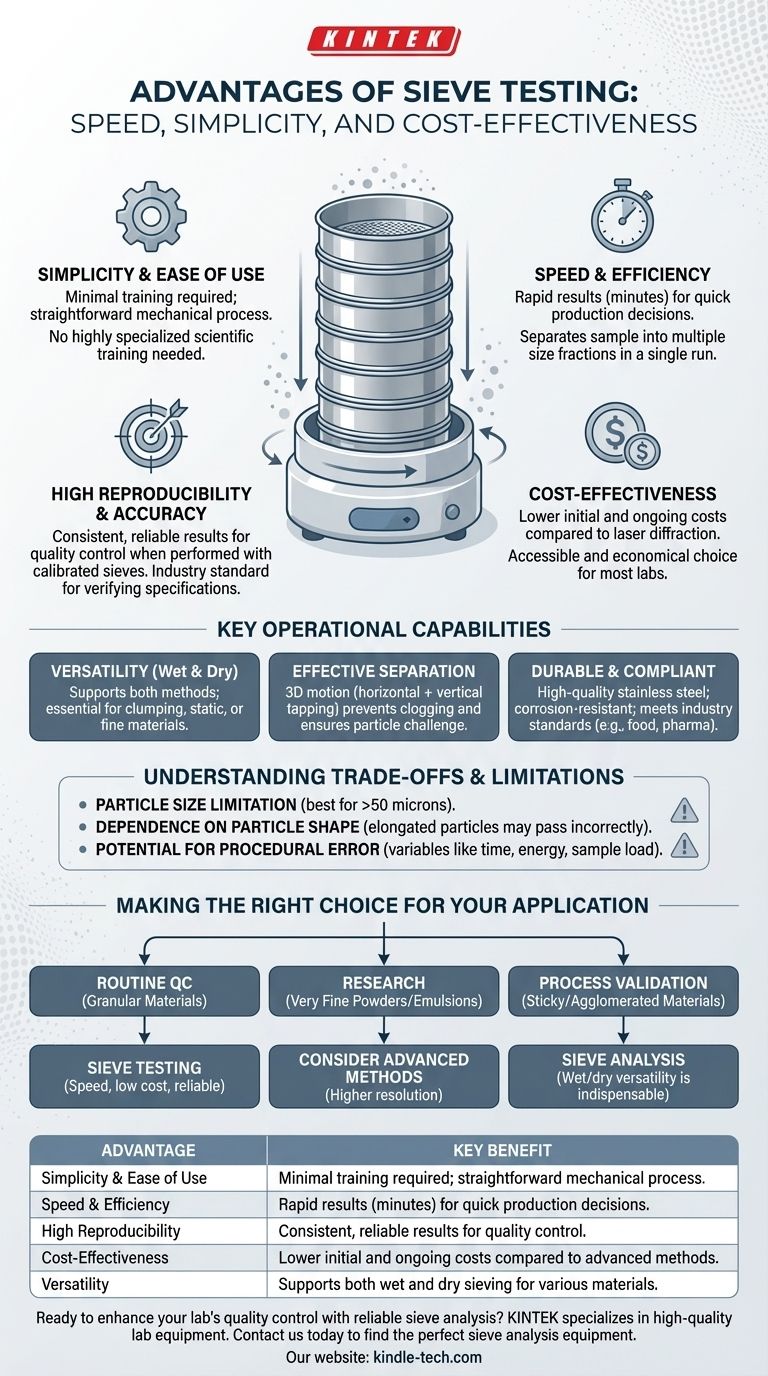Was sind die Vorteile der Siebanalyse? Erreichen Sie eine schnelle und kostengünstige Partikelanalyse Visuelle Anleitung