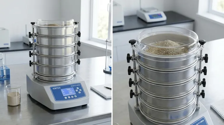 ما هو مبدأ عمل هزاز المنخل؟ تحقيق تحليل دقيق لحجم الجسيمات