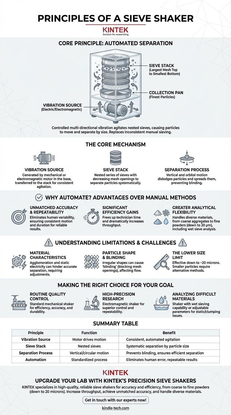 Was sind die Prinzipien eines Siebschüttlers? Erzielen Sie eine genaue Partikelgrößenanalyse Visuelle Anleitung