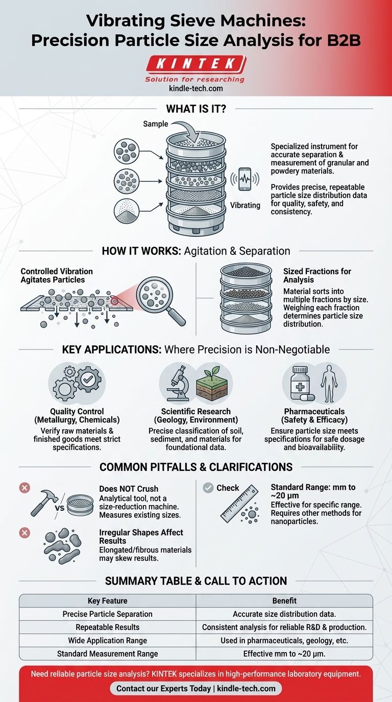 ما هو استخدام آلة الغربلة الاهتزازية؟ تحقيق تحليل دقيق لحجم الجسيمات لمختبرك دليل مرئي