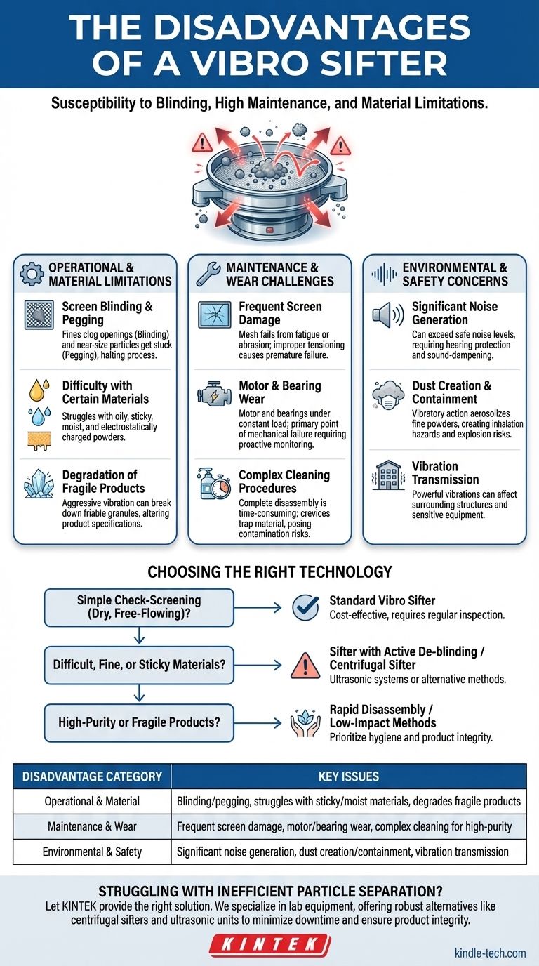 Quels sont les inconvénients d'un tamis vibrant ? Limitations clés à considérer avant d'acheter Guide Visuel