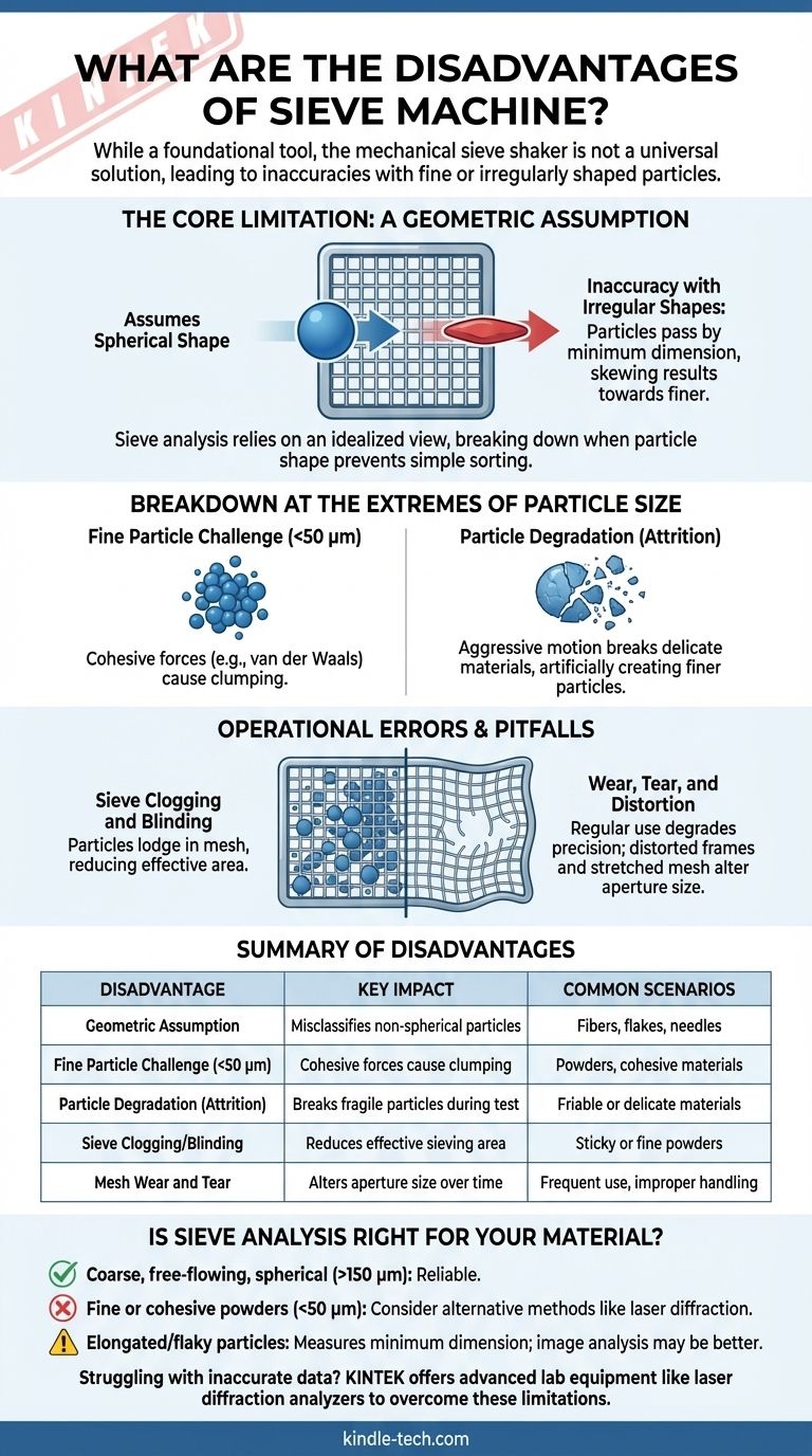 Quels sont les inconvénients de la machine à tamiser ? Principales limites de l'analyse granulométrique Guide Visuel