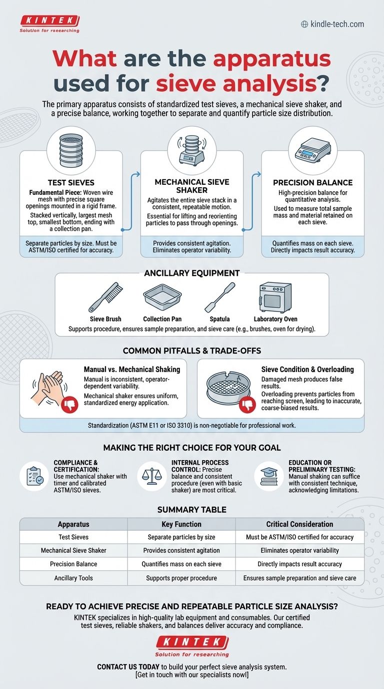 Quels sont les appareils utilisés pour l'analyse granulométrique par tamisage ? Construire un système de détermination de la taille des particules fiable Guide Visuel