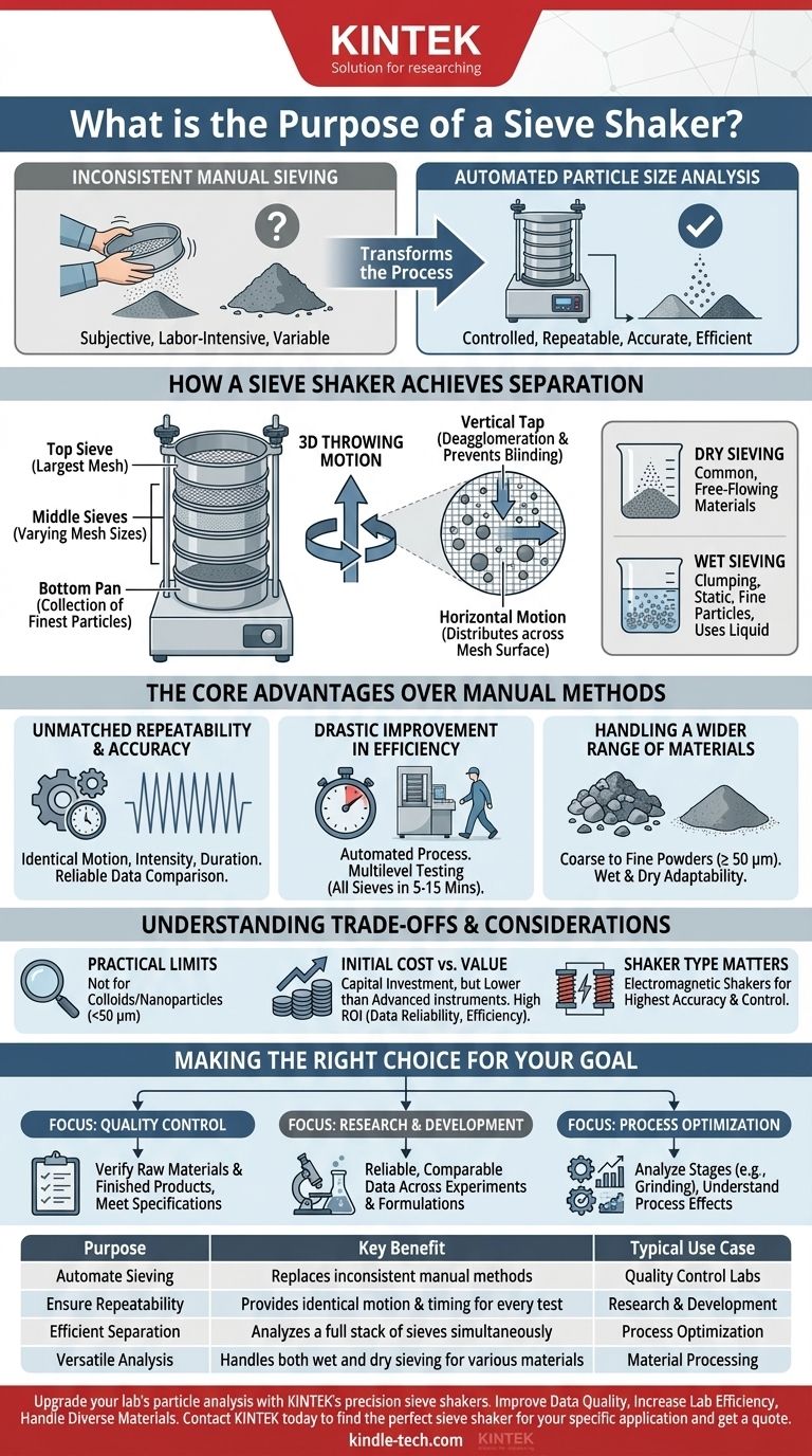 Quel est l'objectif d'un tamis vibrant ? Obtenir une analyse granulométrique précise et reproductible Guide Visuel