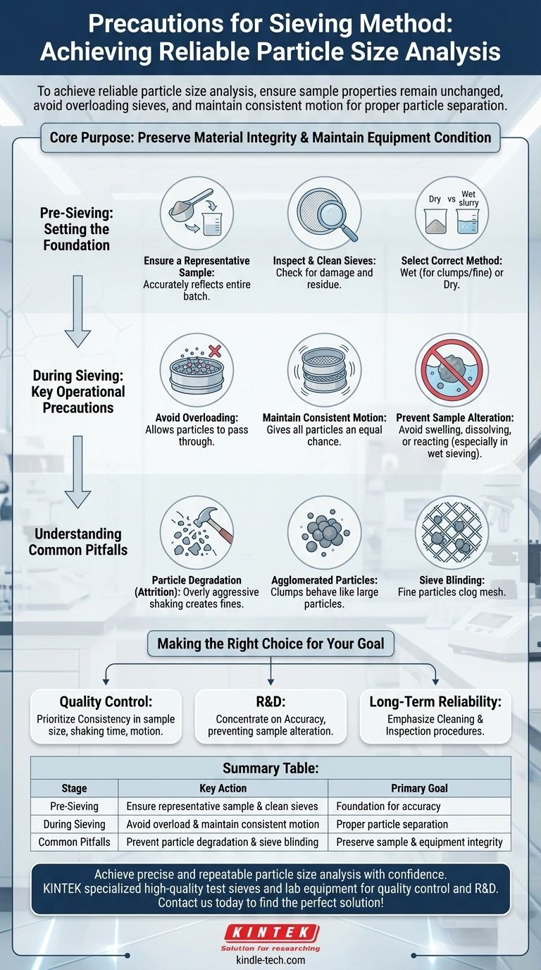 Quais são as precauções para o método de peneiramento? Garanta uma análise precisa do tamanho das partículas Guia Visual