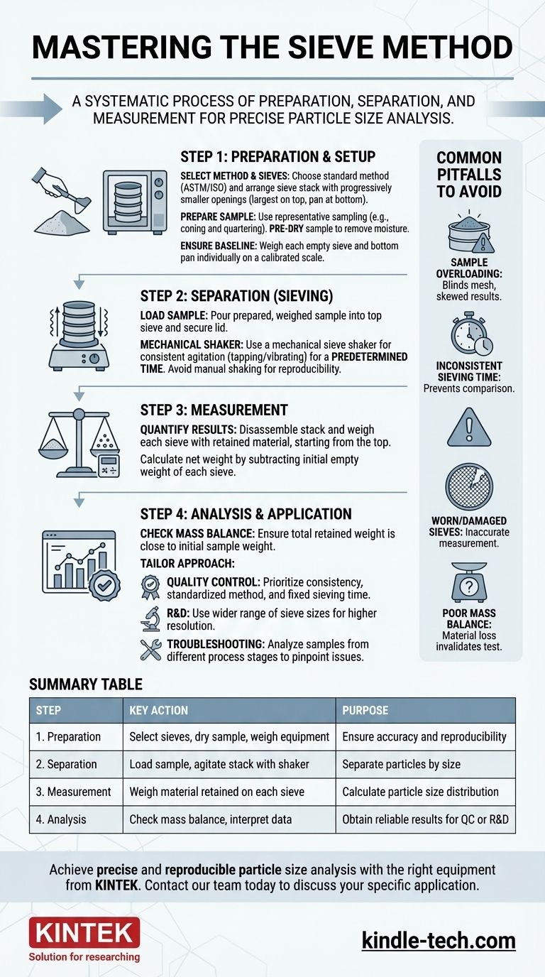 How do you use the sieve method? A Step-by-Step Guide to Accurate Particle Size Analysis Visual Guide