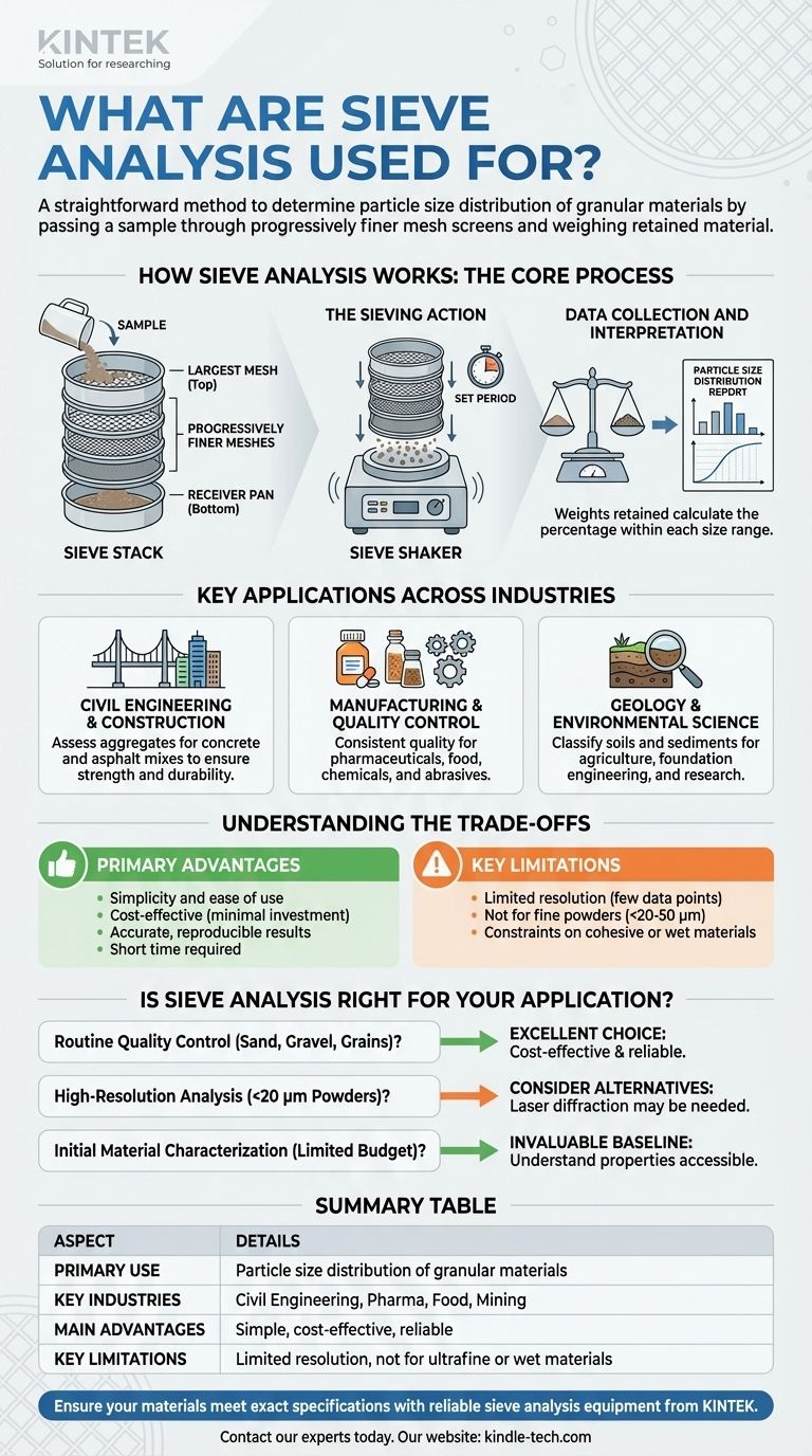 A cosa serve l'analisi granulometrica? Una guida ai test di distribuzione della dimensione delle particelle Guida Visiva
