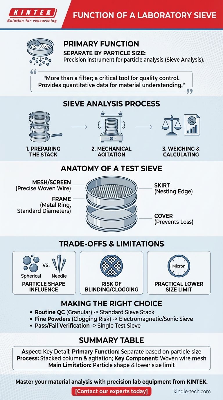¿Cuál es la función del tamiz en el laboratorio? Una guía para un análisis preciso del tamaño de partícula Guía Visual