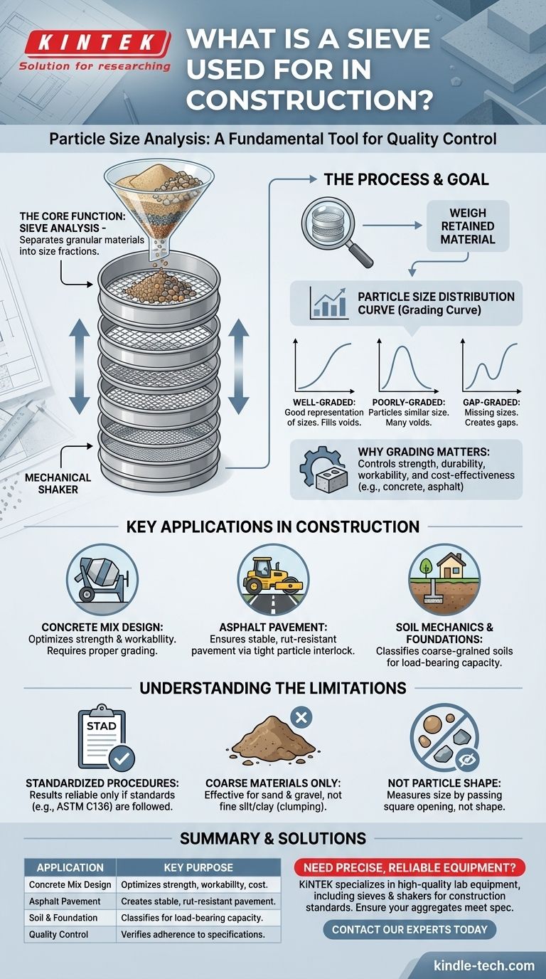 À quoi sert un tamis dans la construction ? Assurer la qualité des matériaux et la réussite des projets Guide Visuel