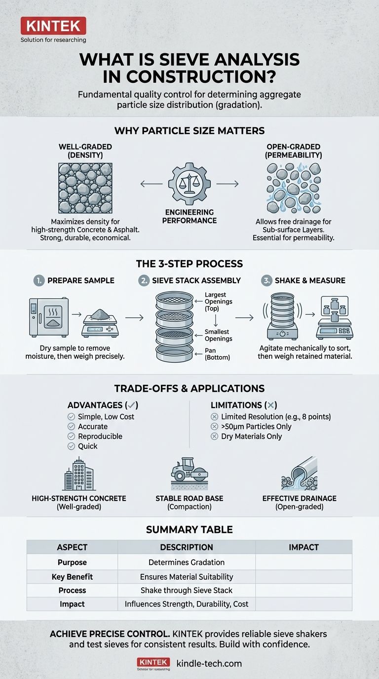 건설에서 체 분석이란 무엇입니까? 재료 품질 및 프로젝트 성공 보장 시각적 가이드