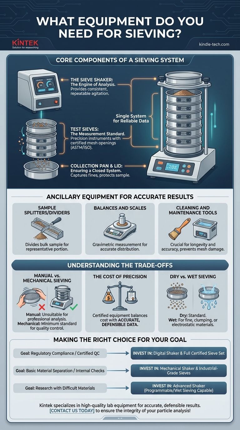 De quel équipement avez-vous besoin pour le tamisage ? Construire un système d'analyse de particules précis Guide Visuel