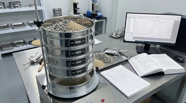 选择用于给定骨料筛分析的筛子尺寸的基础是什么?遵循标准以确保准确的级配。