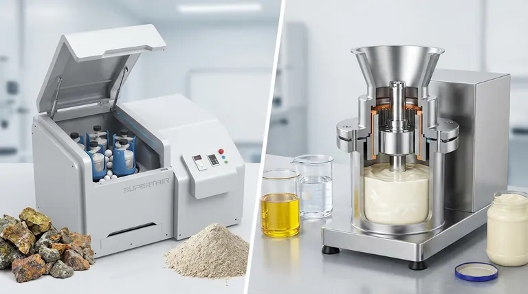 What is the difference between a ball mill and a colloid mill? Choose the Right Mill for Your Process