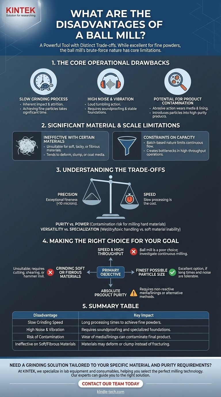 ما هي عيوب المطحنة الكروية؟ القيود الرئيسية لعملية الطحن الخاصة بك دليل مرئي