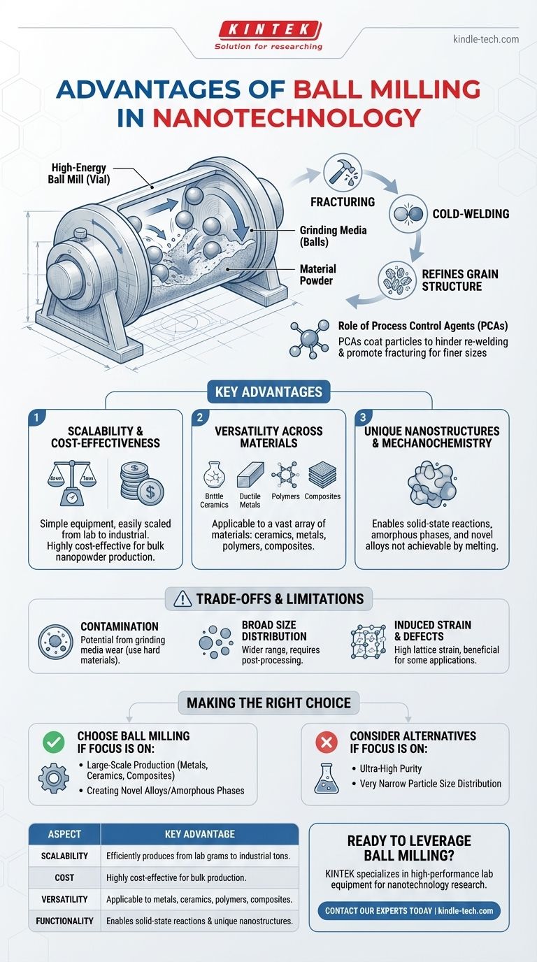 Quali sono i vantaggi della macinazione a sfere nella nanotecnologia? Una guida per una produzione efficiente e scalabile di nanomateriali Guida Visiva