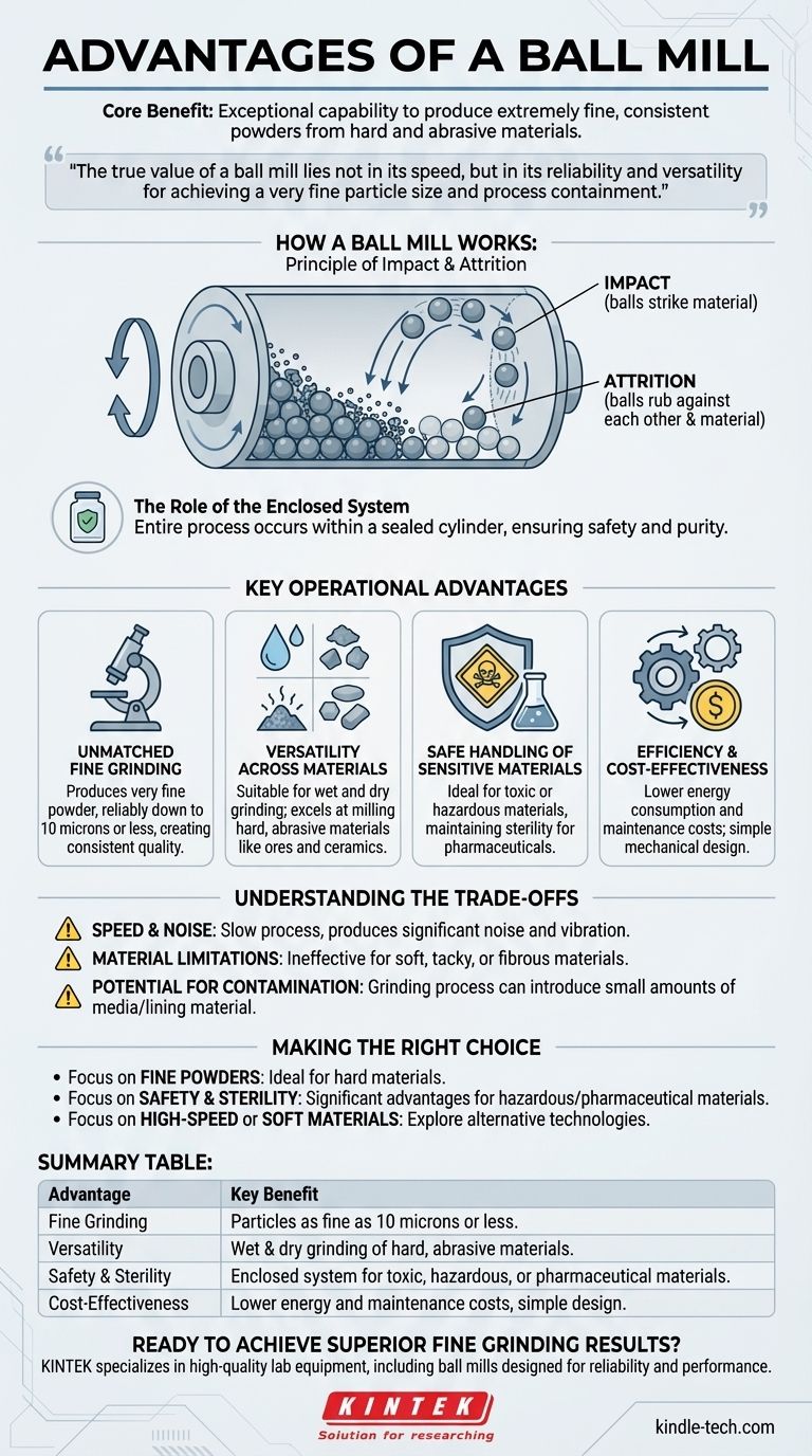 Quels sont les avantages d'un broyeur à boulets ? Obtenez un broyage fin supérieur pour les matériaux durs et abrasifs Guide Visuel