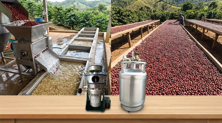 Почему выгодно использовать мокрую обработку в отличие от сухой? Достижение более чистого, яркого вкуса кофе