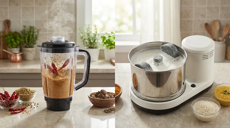 믹서기(Grinder)와 습식 그라인더(Wet Grinder)의 차이점은 무엇인가요? 완벽한 결과를 위한 올바른 도구 선택하기