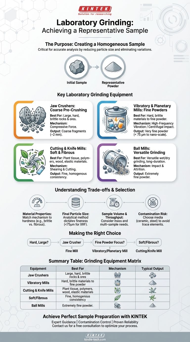 What is use for grinding in the laboratory? Select the Right Mill for Accurate Sample Prep Visual Guide