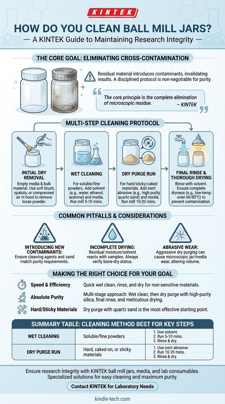 如何清洁球磨罐？防止交叉污染的分步操作规程 图解指南