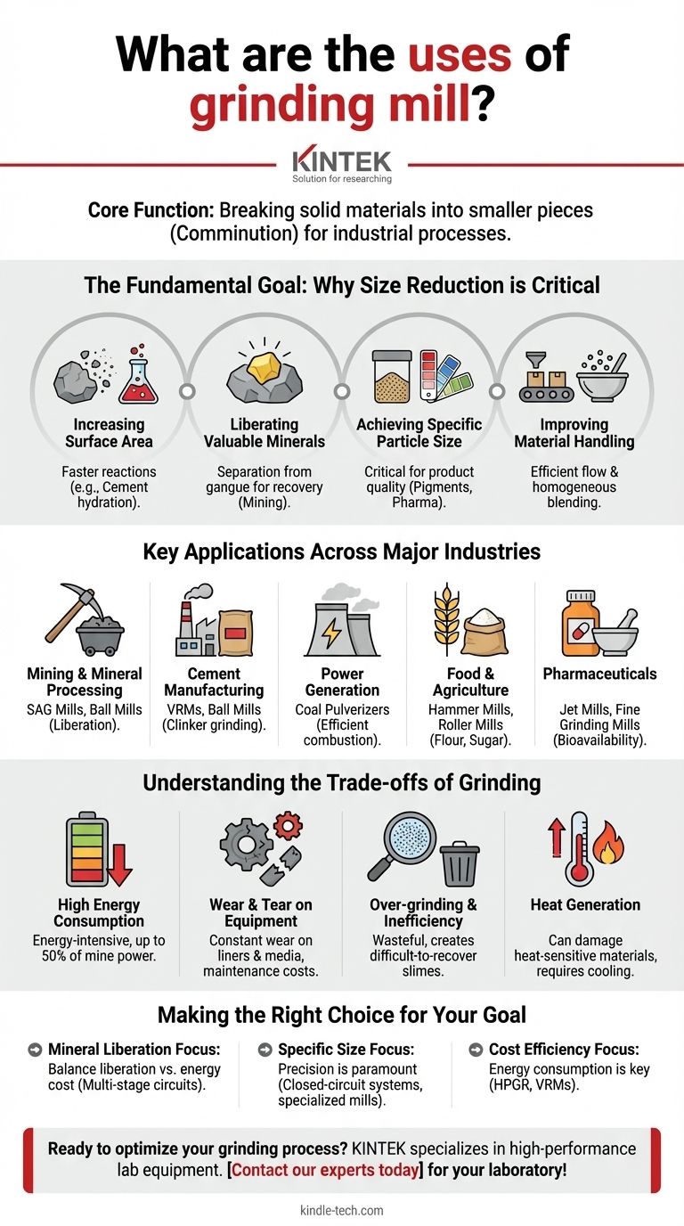 Quelles sont les utilisations du broyeur ? Libérez l'efficacité dans l'exploitation minière, le ciment et la production alimentaire Guide Visuel