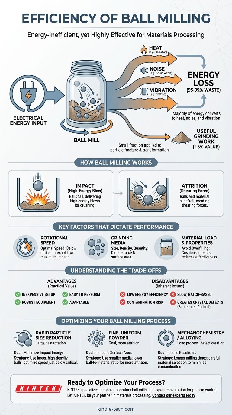 Quelle est l'efficacité du broyage à billes ? Libérer sa puissance malgré son inefficacité énergétique Guide Visuel