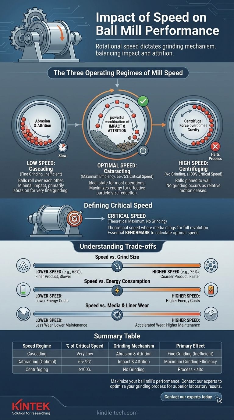 Quel est l'impact de la vitesse sur la performance des broyeurs à boulets ? Optimisez l'efficacité du broyage et la granulométrie Guide Visuel