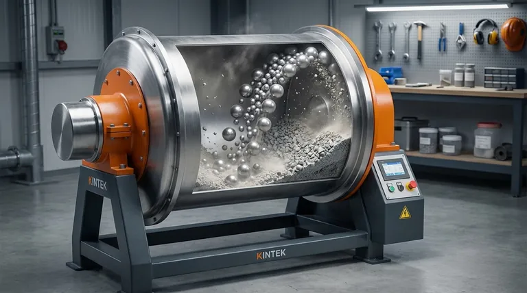 ¿Cuál es el principio de reducción de tamaño en un molino de bolas? Domine el impacto y la abrasión para una molienda precisa