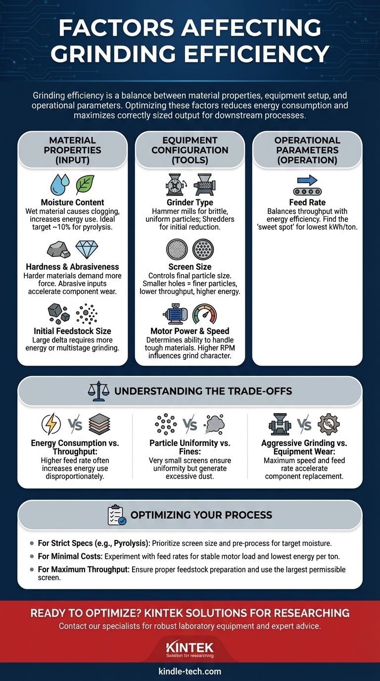 Welche Faktoren beeinflussen die Mahleffizienz? Optimieren Sie Ihren Prozess für maximale Leistung Visuelle Anleitung