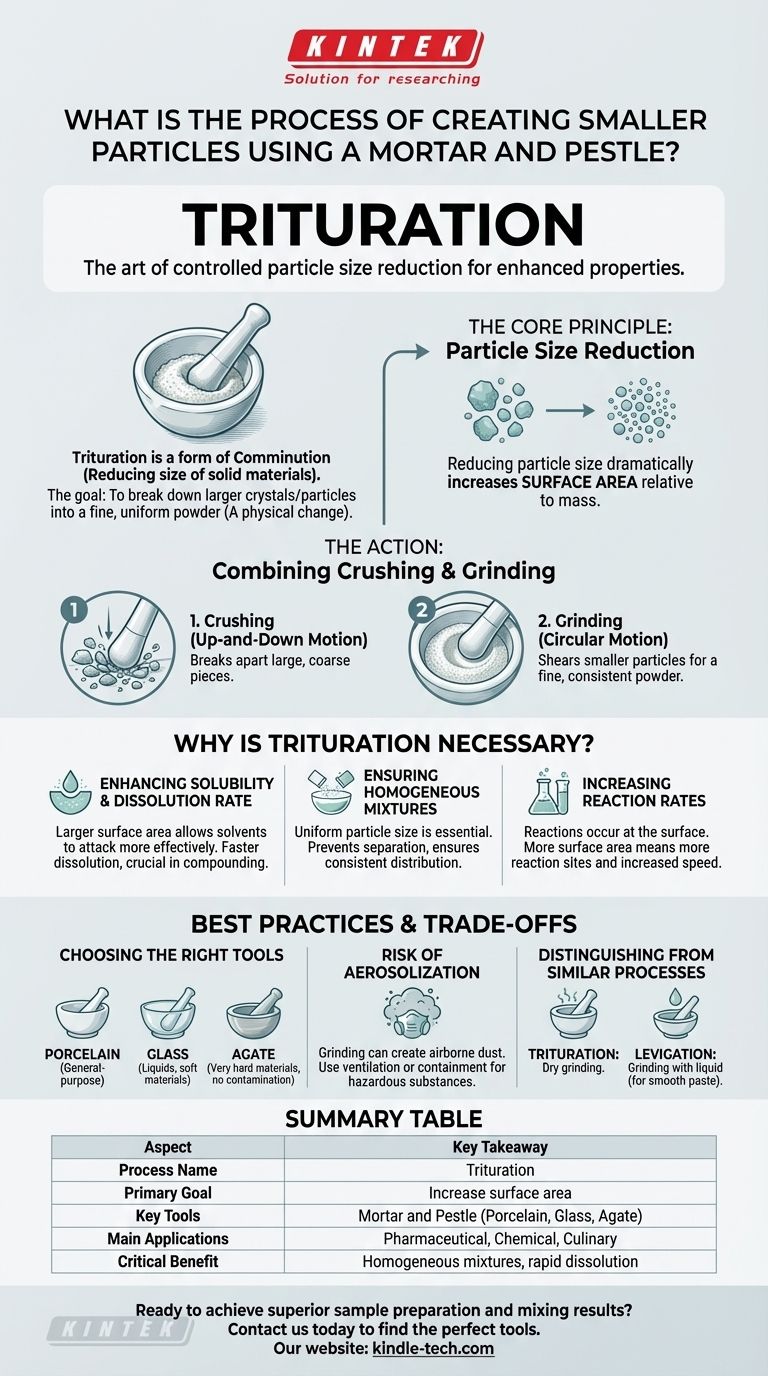 ما هي عملية إنشاء جزيئات أصغر باستخدام الهاون والمدقة؟ إتقان فن التجليخ دليل مرئي