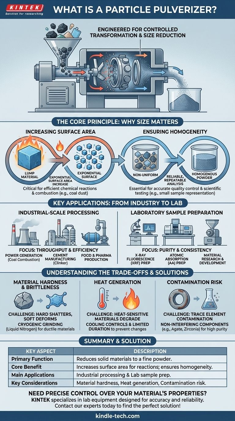 분쇄기란 무엇인가? 재료의 제어된 크기 축소 가이드 시각적 가이드