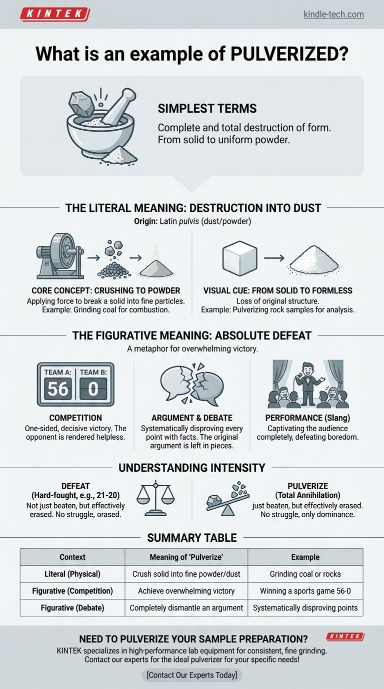 분쇄의 예는 무엇입니까? 바위 부수기부터 토론 승리까지 시각적 가이드