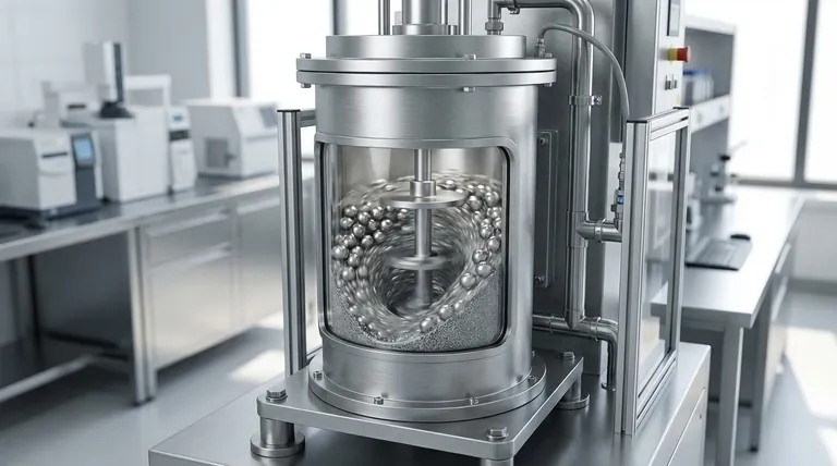 ما هو مبدأ عمل المطحنة الكروية العمودية؟ تحقيق الطحن الدقيق الفعال باستخدام الوسائط المهتزة