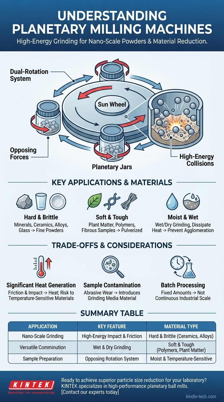 Wofür wird eine Planetenmühle verwendet? Nano-Schleifen für harte und weiche Materialien erreichen Visuelle Anleitung