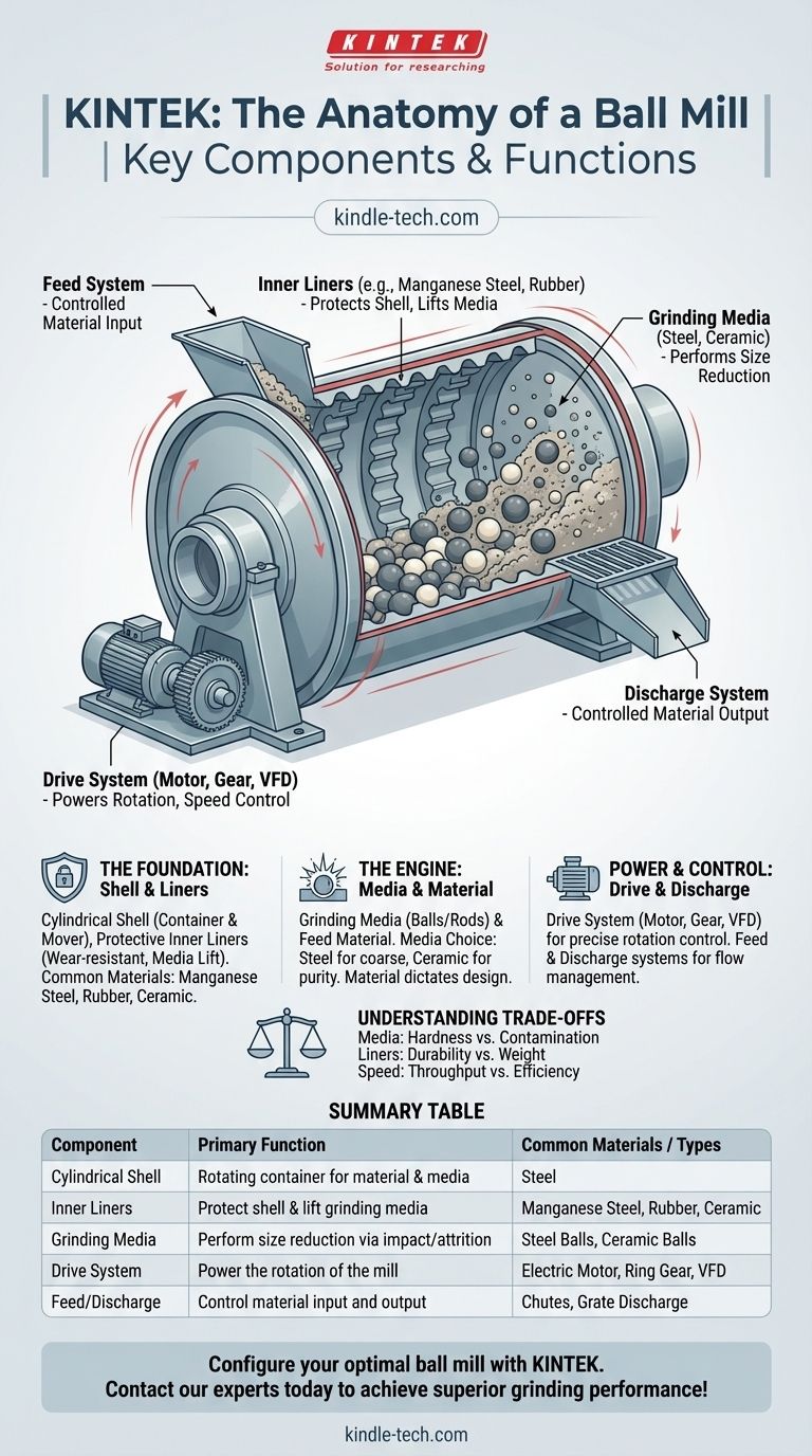 Quels sont les principaux composants d'un broyeur à boulets ? Optimisez votre processus de broyage pour des performances maximales Guide Visuel
